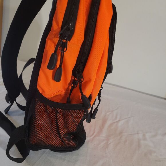 Swiss Gear Airflow Orange/black Back Pack Pockets/zippers - Picture 6 of 11